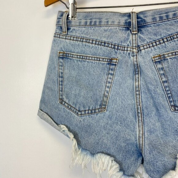 Superdown Distressed Jean Shorts - Picture 9 of 11